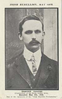 Eamonn Ceannt - Postcards from the 1916 Irish Rebellion Exhibit - Ward Irish Music Archives Exhibit