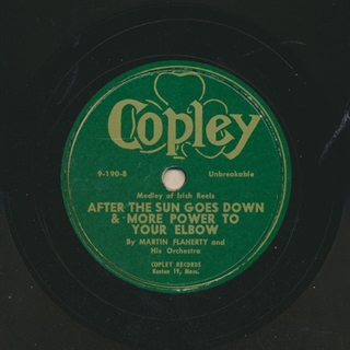 Martin Flaherty and his Orchestra: After The Sun Goes Down/More Power to Your Elbow (reels)