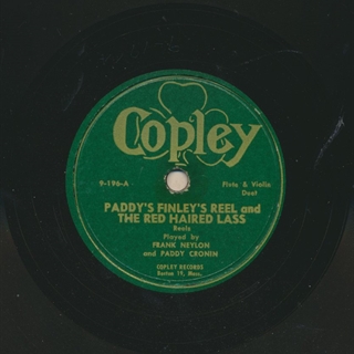 Frank Neylon and Paddy Cronin: Paddy's Finley's Reel/The Red Haired Lass