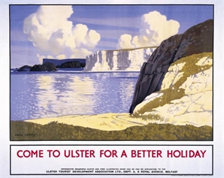 Come To Ulster For a Better Holiday Poster - Come Back To Erin Exhibit