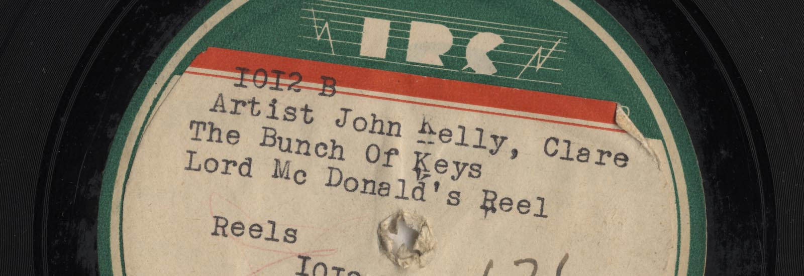 John Kelly: Irish Recording Company 78rpm Disc
