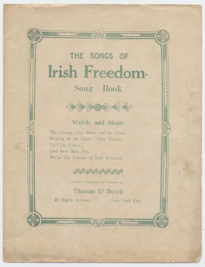 Songs of Irish Freedom, 1920