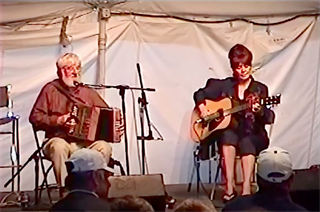 Joe Burke and Anne Conroy Burke at the 2004 Milwaukee Irish Fest