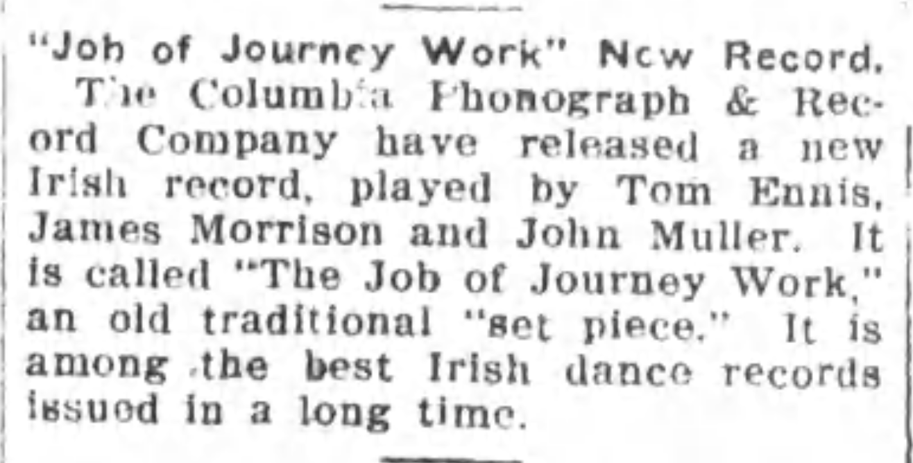 March 3, 1923: Irish Advocate