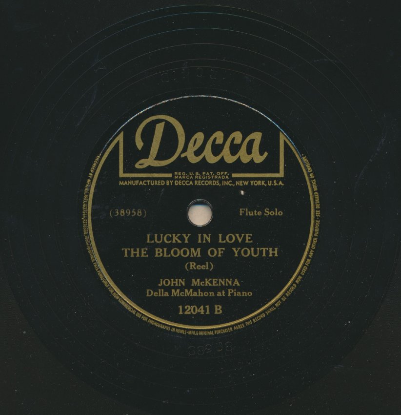 John McKenna: Lucky In Love/The Bloom of Youth (reels)