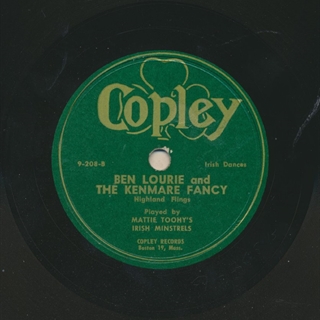 Mattie Toohy's Irish Minstrels: Ben Lourie/The Kenmare Fancy (flings)