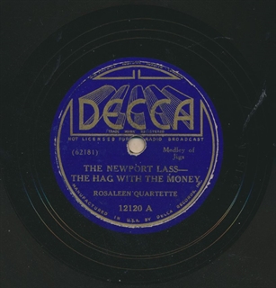 Rosaleen Quartette: The Newport Lass/The Hag With The Money