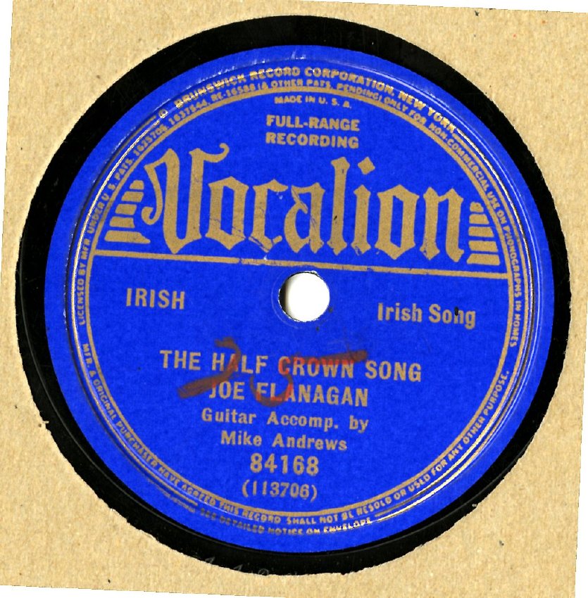 Joe Flanagan and Mike Andrews: The Half Crown Song
