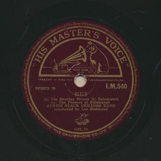 Louis E. Quinn and his Shamrock Minstrels: Reddy Johnson/Miss Monaghan (reels)