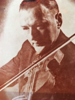 Paul Ryan playing violin.