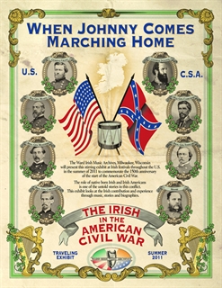 When Johnny Comes Marching Home Exhibit Poster