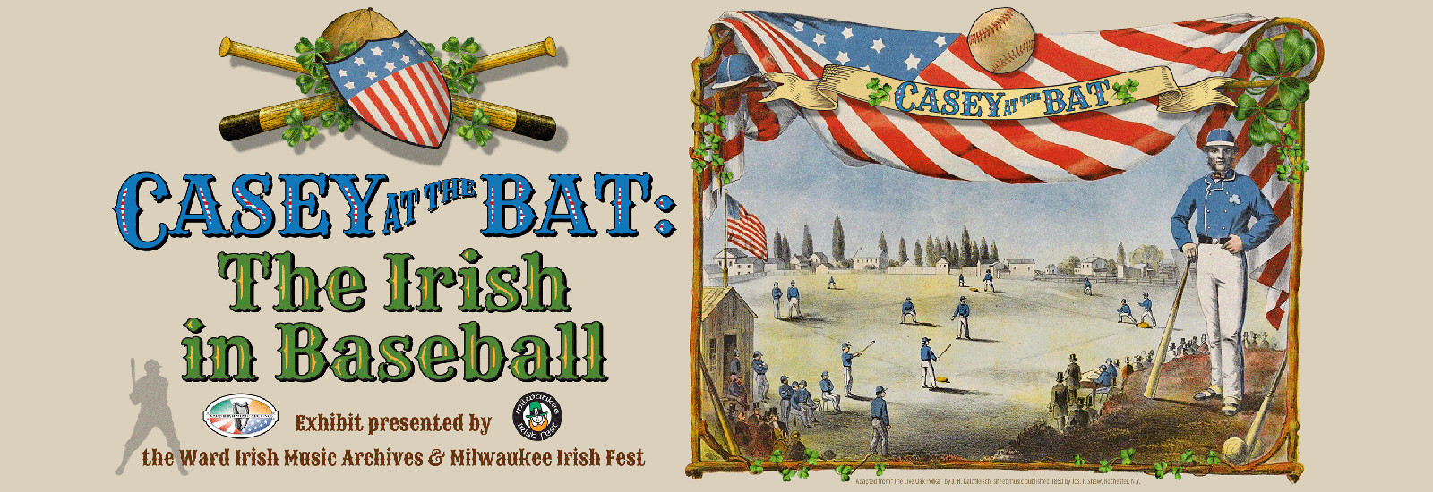 Casey at the Bat: The Irish in Baseball Exhibit